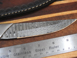 Hand Forged Hand Made Custom Modern Contemporary Damascus Knife #2-24