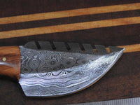 Hand Forged Hand Made Damascus Custom Skinner Knife #7-24