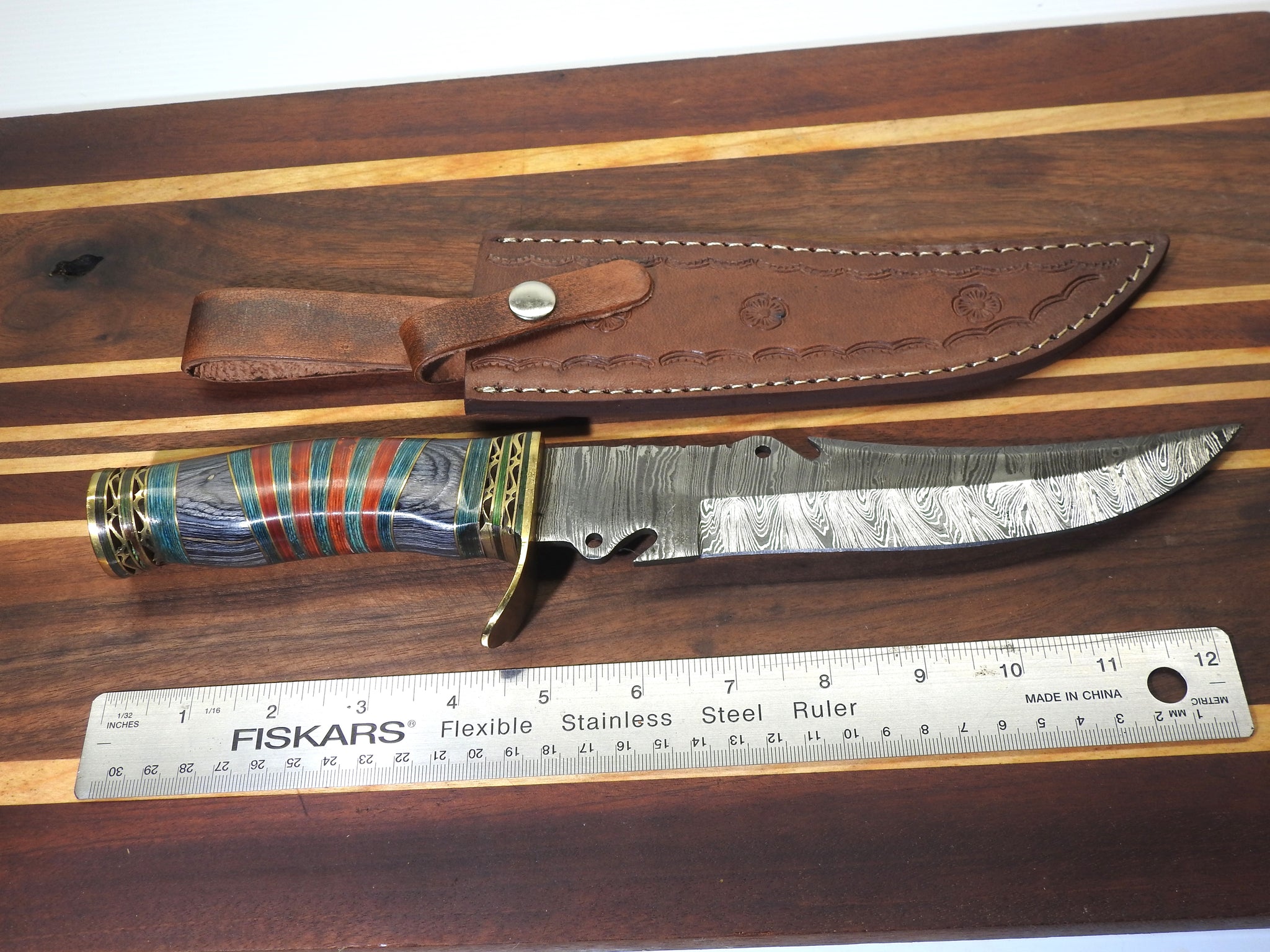 Hand Forged Damascus Custom Butcher Knife. D124 – Jim Biggie LLC Always  free shipping