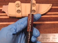 Handmade Hand Forged Damascus Skinner Knife. D147